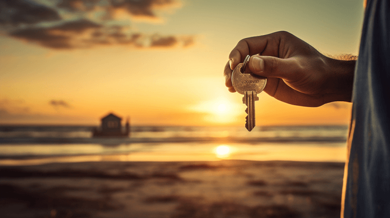 holding florida home key